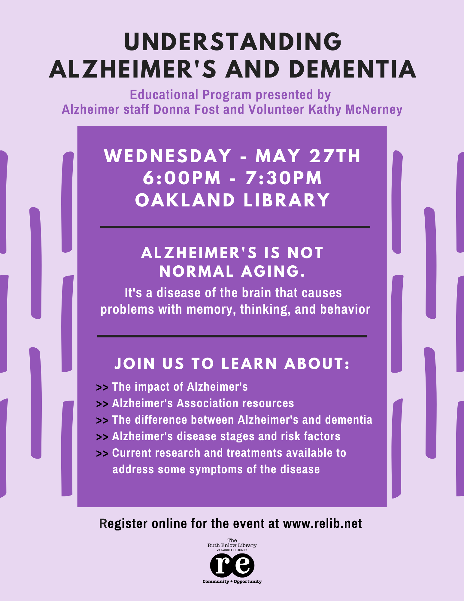 alzheimers informational event