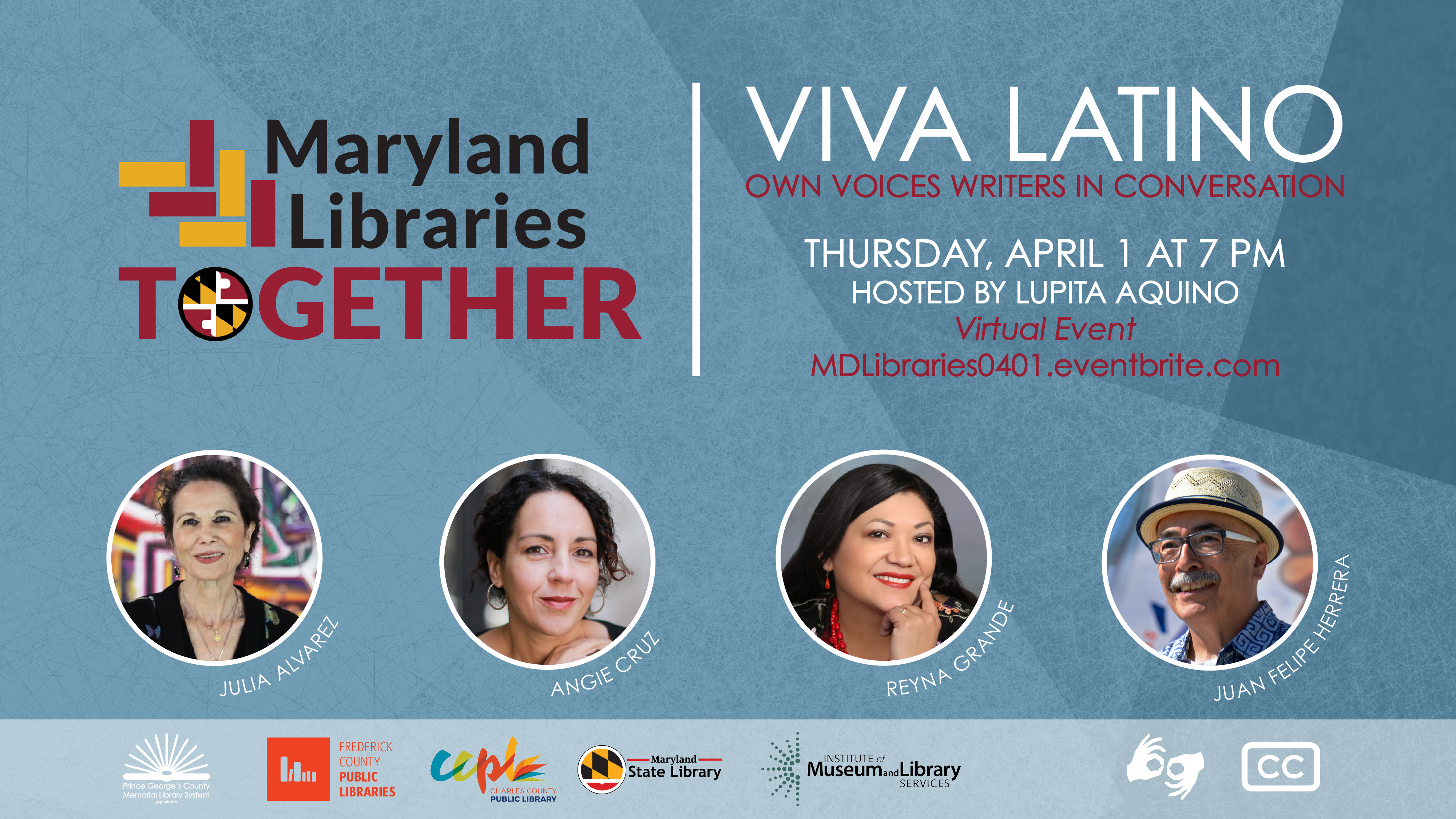 Viva Latino: Own Voices Writers in Conversation (Online)