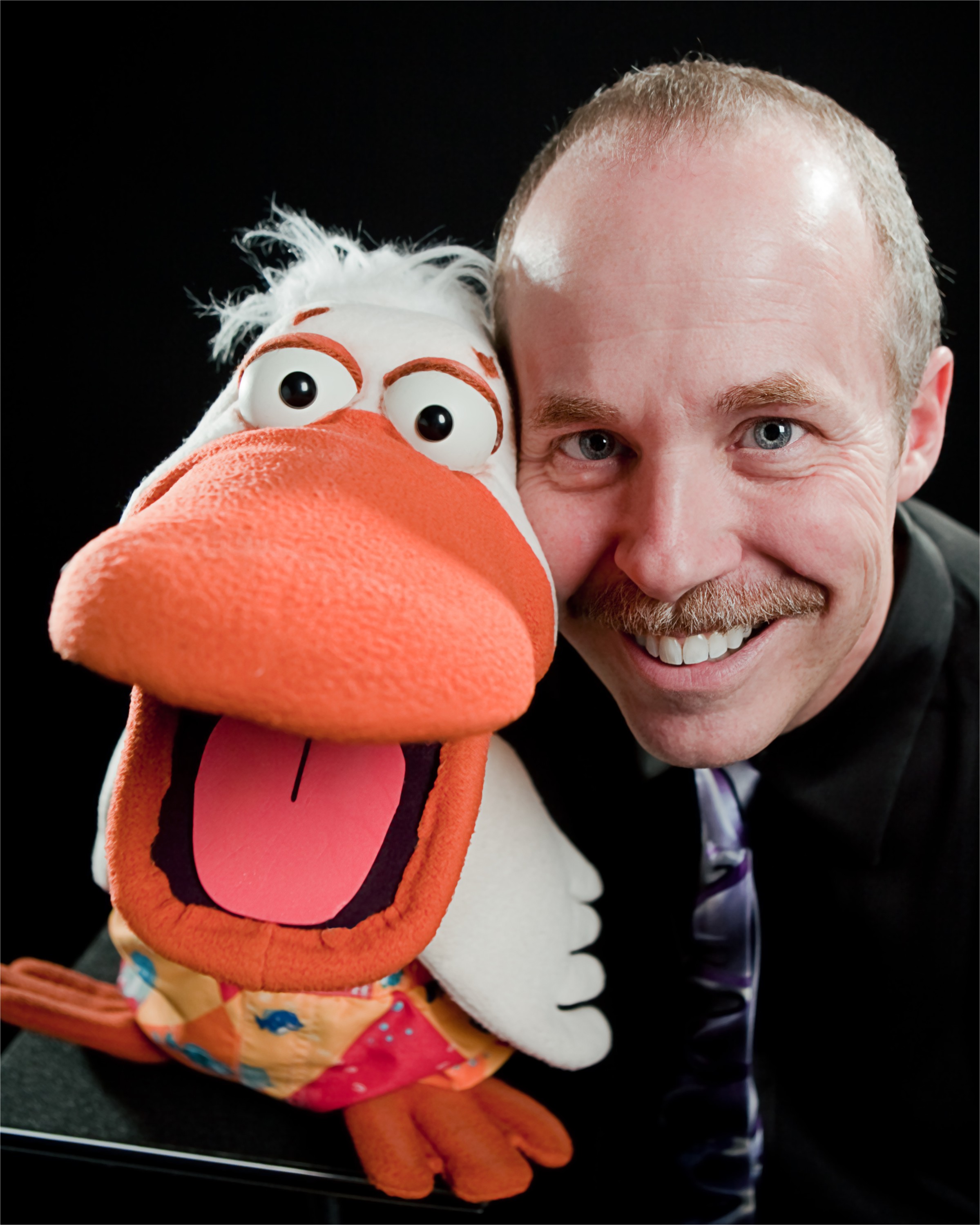 Ventriloquist Tom Crow and Duck Puppet