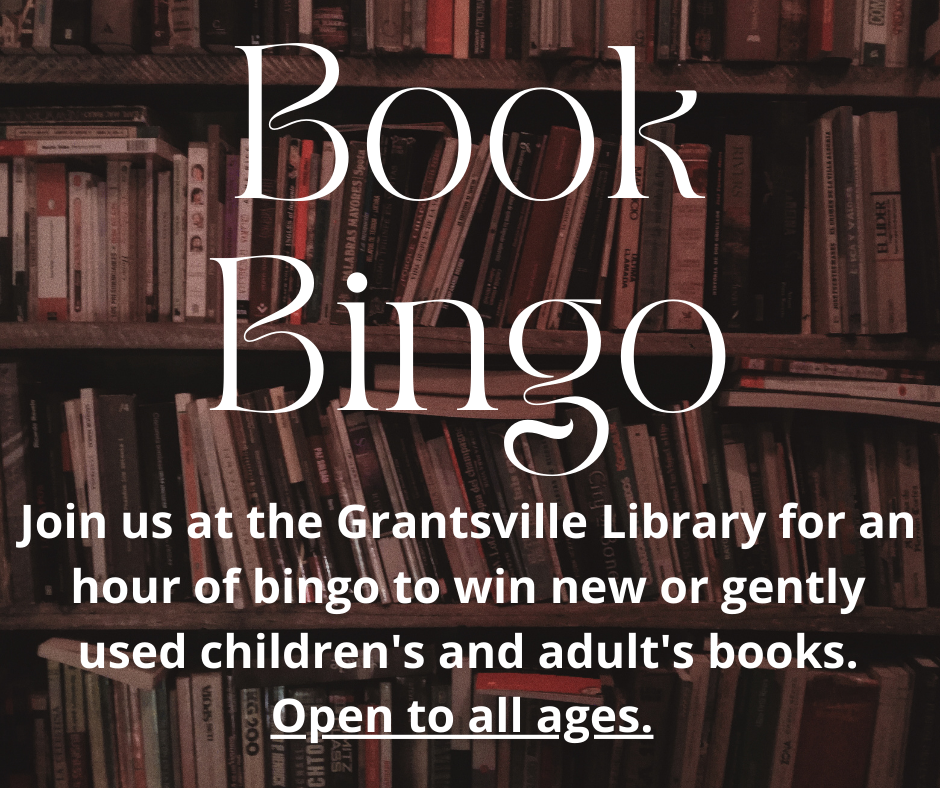 Book Bingo at the Grantsville Library. Open to all ages. 