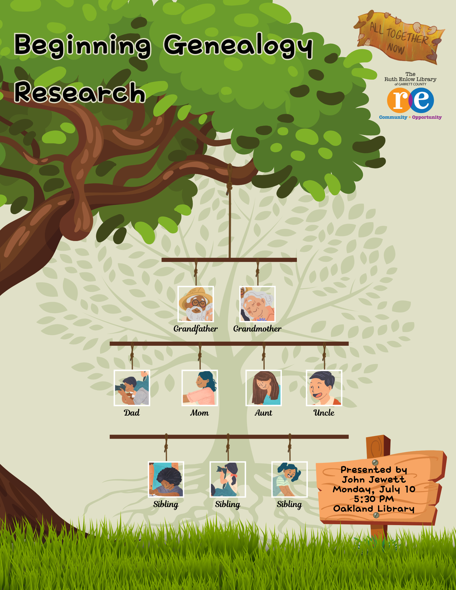 Beginning Genealogy Research Flyer