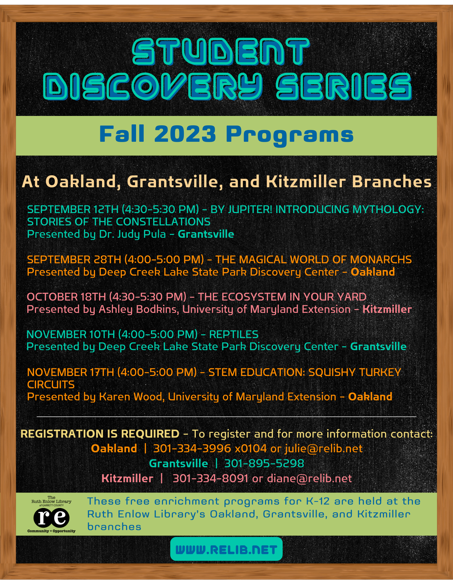 Student Discovery Series Flyer