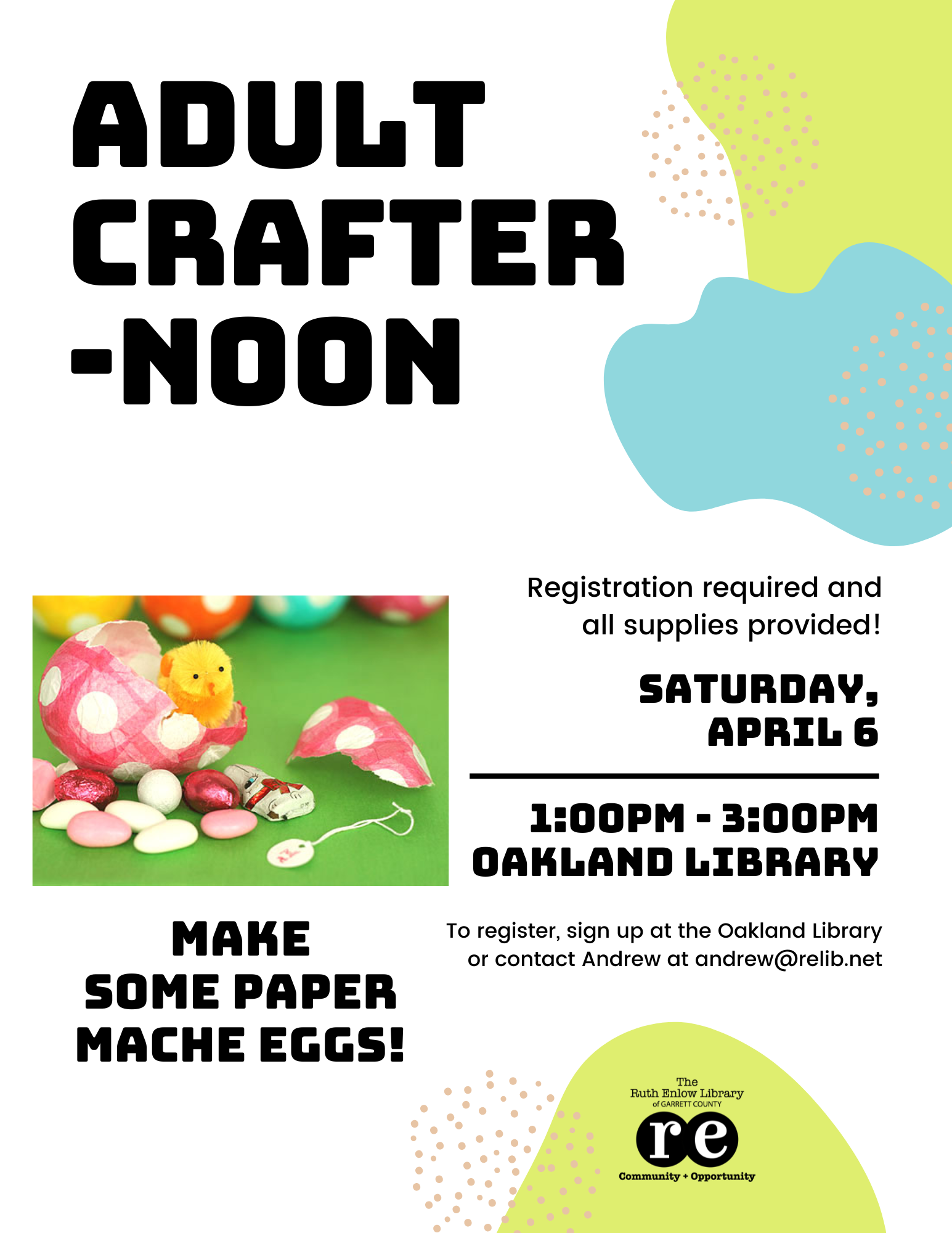 April Crafternoon Flyer