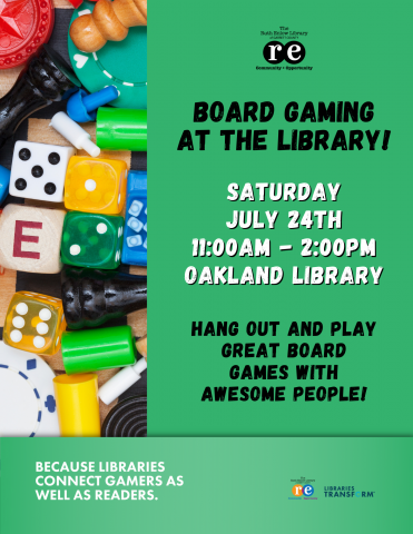 Board Gaming at the Library!