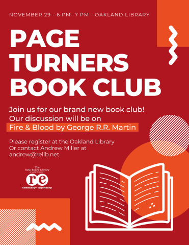 Page Turners Book Club Oakland