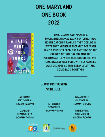 One Maryland One Book Flyer