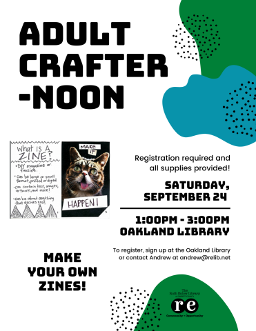 Crafternoon September Flyer