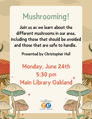 Mushrooming Program Flyer