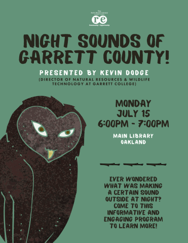 Night Sounds of Garrett County Flyer