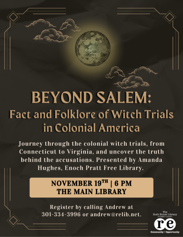 moon, clouds, beyond salem flyer, REL logo