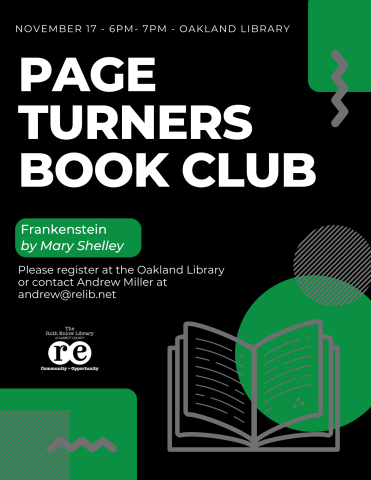 Page Turners November Flyer