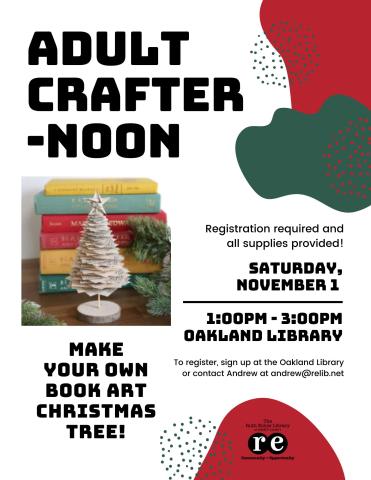 November 2025 Crafternoon Flyer