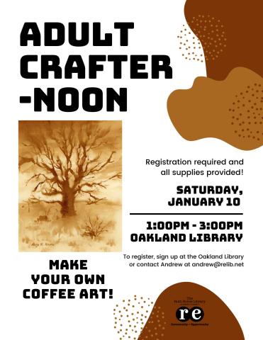 January 2026 Crafternoon Flyer
