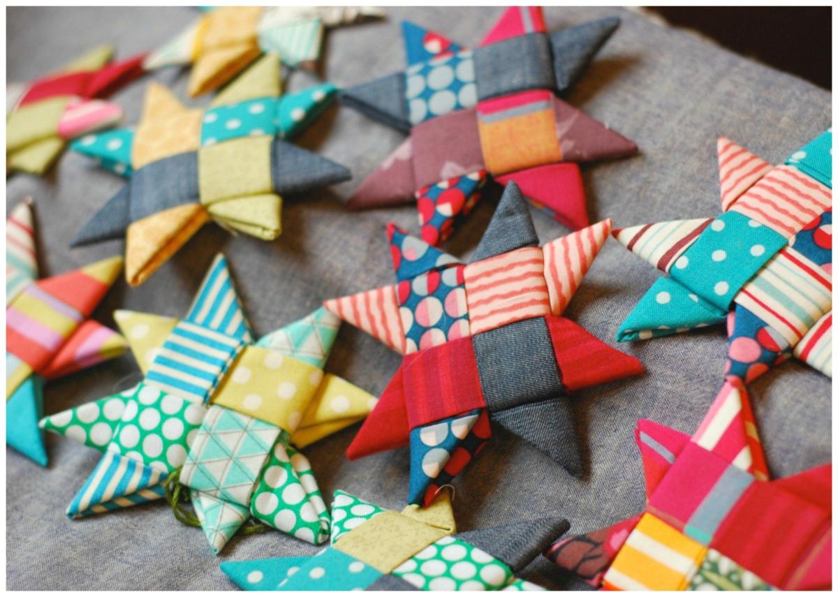 Fabric Folded Star