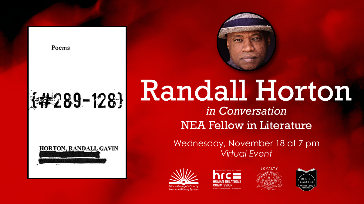 NEA Literature Fellow Randall Horton in Conversation (Online Event)