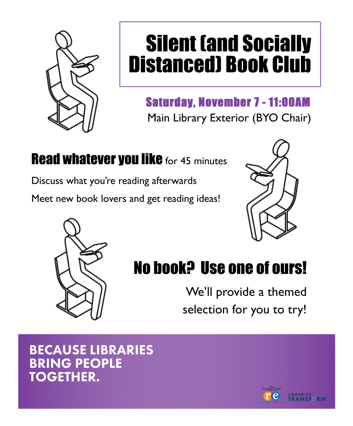 silent book club