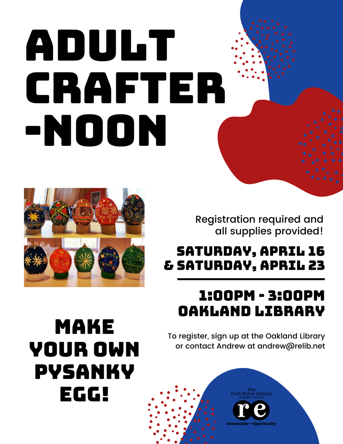 Crafternoon Flyer