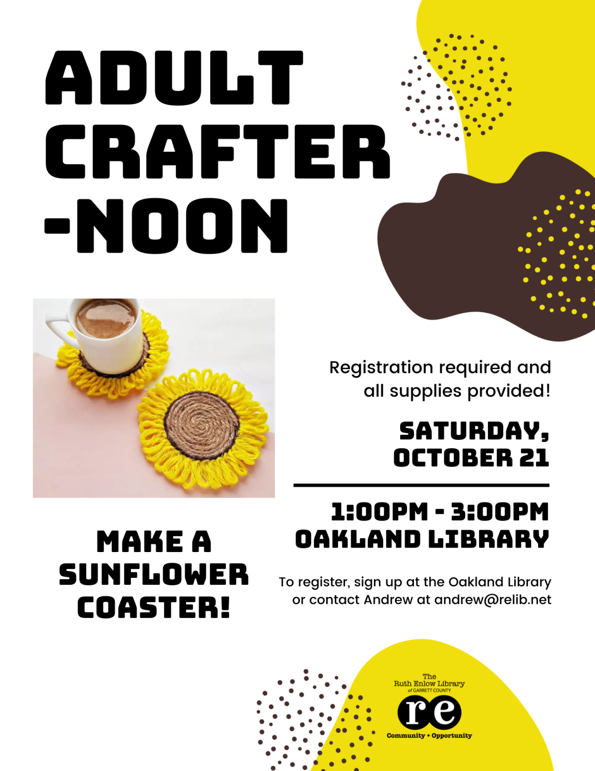 October Crafternoon Flyer