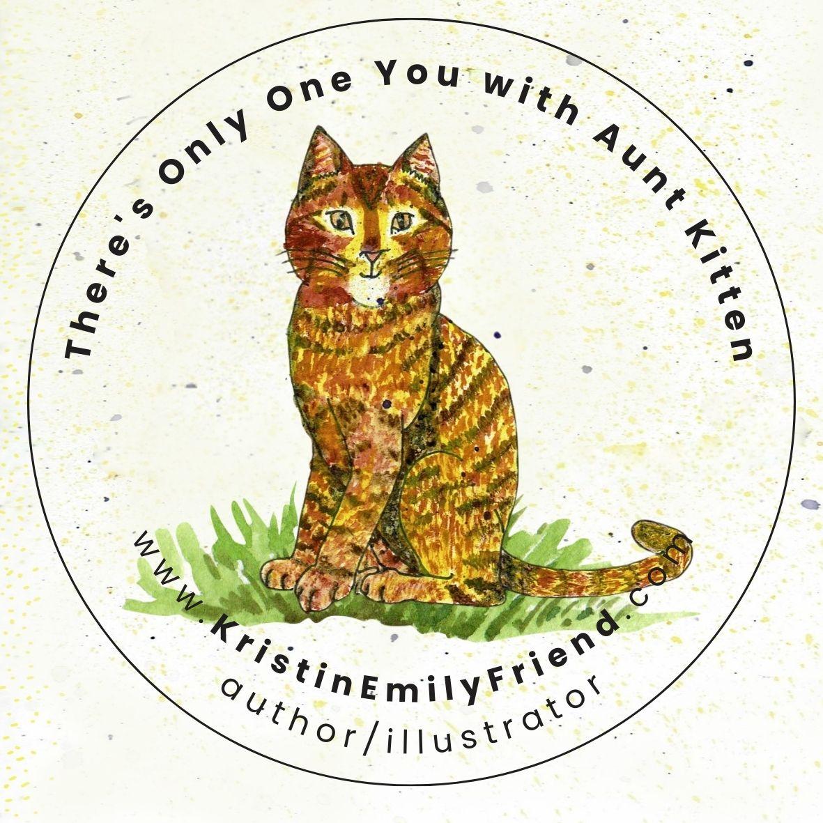 Aunt Kitten Sticker