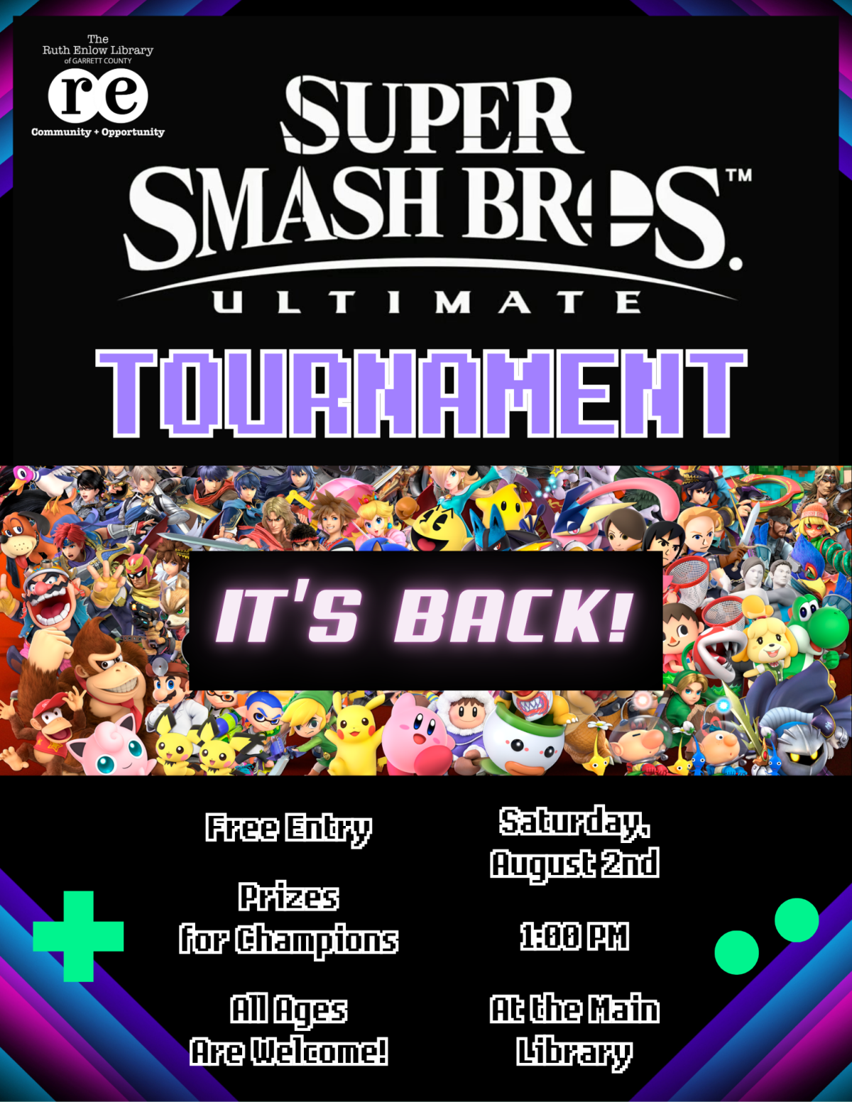 smash bros. flyer