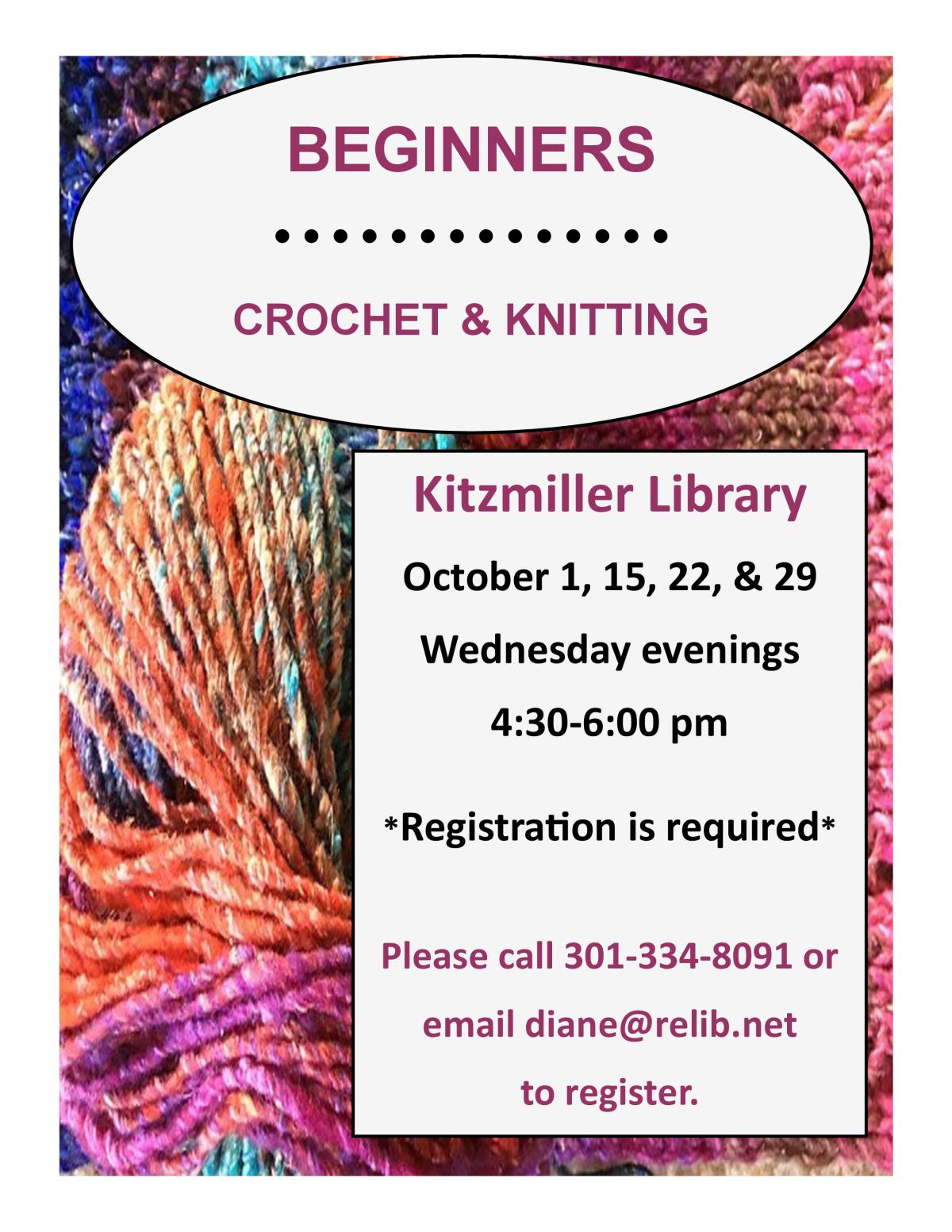 Beginners Crochet & Knitting