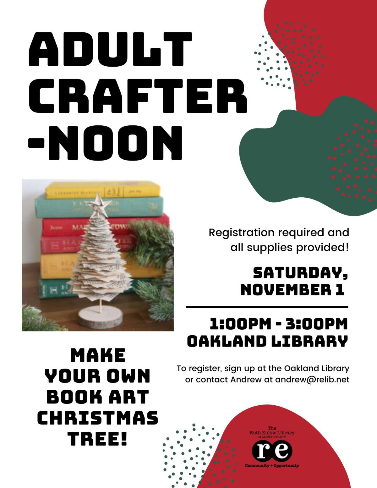 November 2025 Crafternoon Flyer