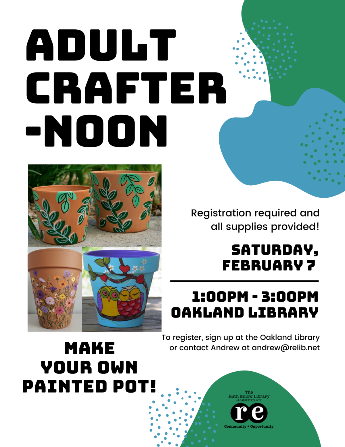 February 2026 Crafternoon Flyer